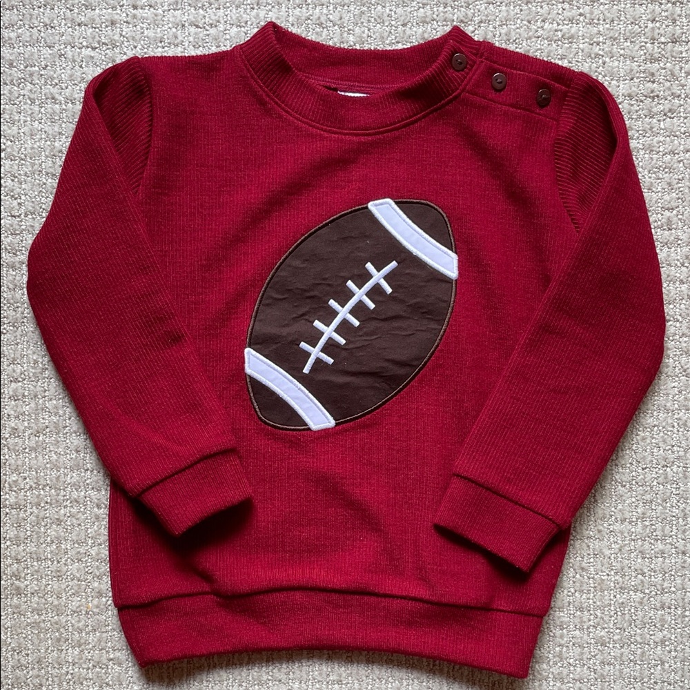 The Smocking Place football sweater, size 5